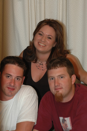daughter-in-law to-be Felicia, sons Tim & Mike