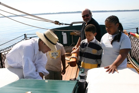 Jimmy on his boat