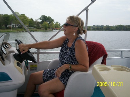 Driving the pontoon