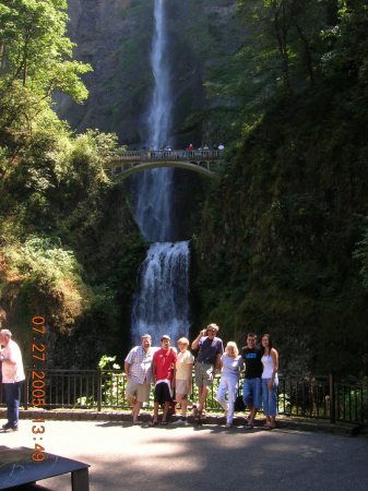 Another beautiful day at Multnomah Falls. ( 620ft. high)