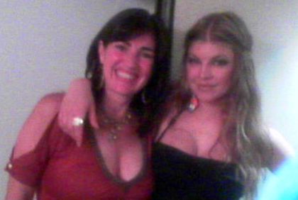 Friend Fergie and myself after concert