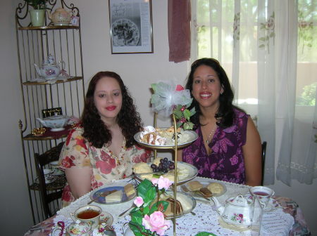Me and Kristy at Tea