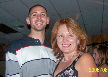 My oldest son, Justin & I - Aug 2006