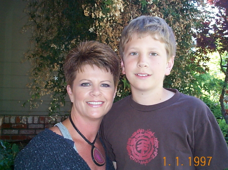 Mindi and Son, Richie in 2006