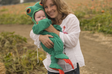 My baby tree frog. Halloween '06