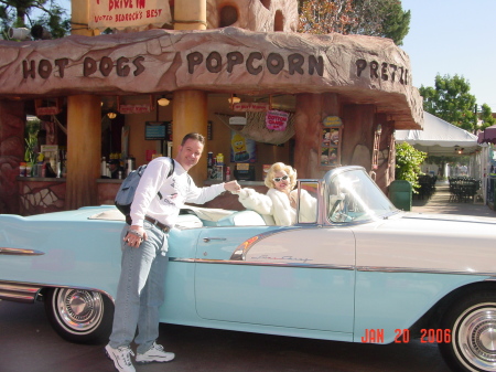 Me with Marilyn Monroe in California