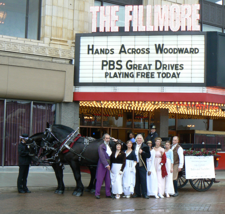 During "Hands across Woodward"