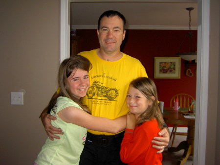 Mark, Emily and Lydia, May 2007