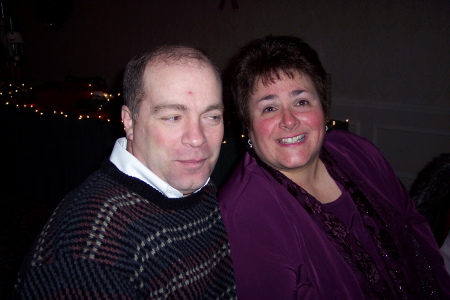 Paul and Tammy at Christmas party