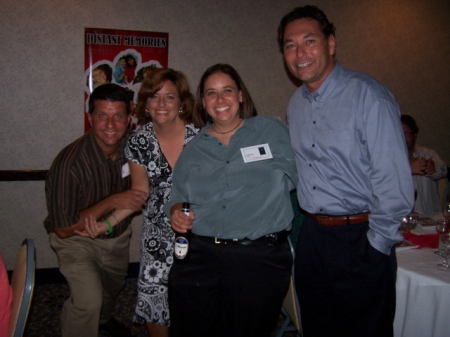 Ted and I with Stephany Dym and Danny Silva at the 20 yr.