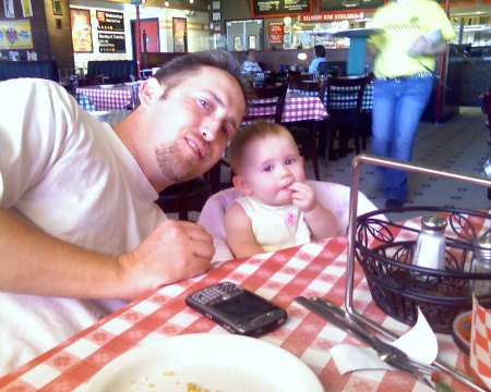 My son Tony and his daughter Sidney