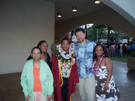 Son's high school graduation