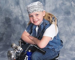 Biker Serena 6 years