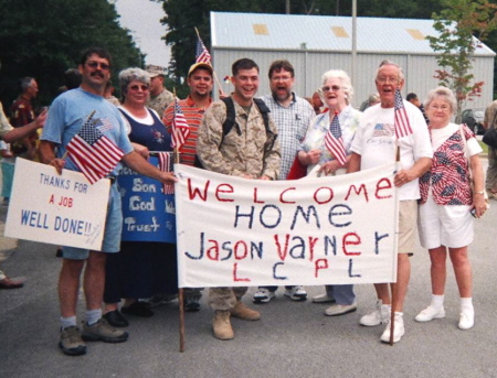 Jason's homecoming from Iraq