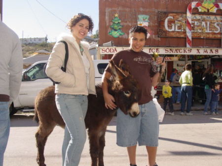 Brittani and Andrew & Donkey