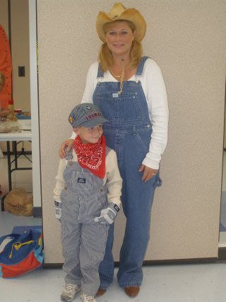 Me and My youngest son Ben halloween 2006