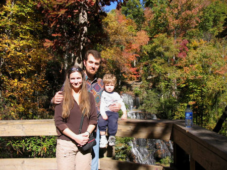 My Family at Isaqueena Falls in upstate South Carolina