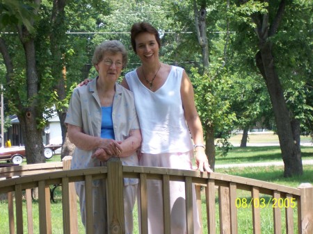 Me and Aunt Helen in Arkansas