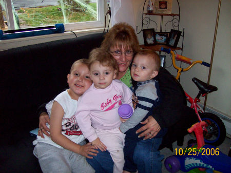 grammie  & kaylie , isaac , & caleb