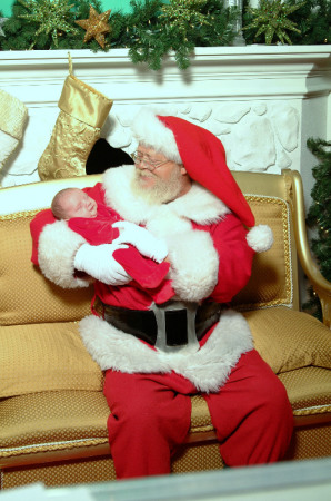 Elijah's first encounter with Santa