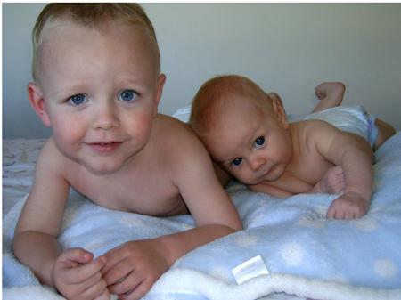 my grandchildren Noah and Joshua