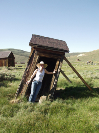 Bodie Ghost Town Outhouse