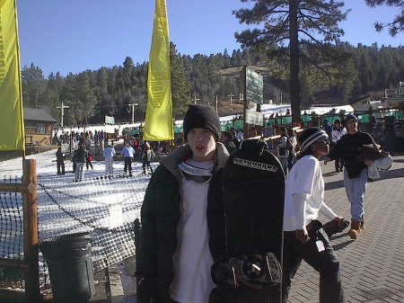 my son (stepson) Jorden at Big Bear