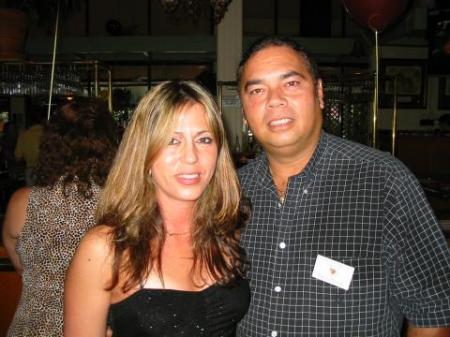 My husband Mark and I at my 25th reunion