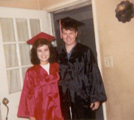 me & laura (graduation 1989)