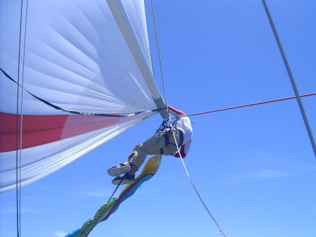 Spinnaker Peel, Race to Cabo, jan 2005