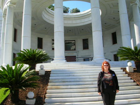 Standing in Front of Bldg in Haifa Israel - Bahai Holy Center