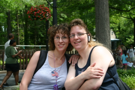 Me and sister in Virginia, June 2006