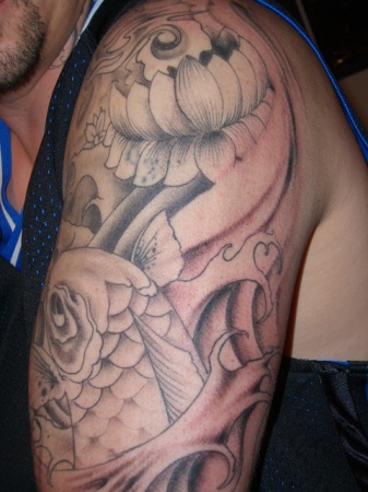 The start of my sleve Left arm