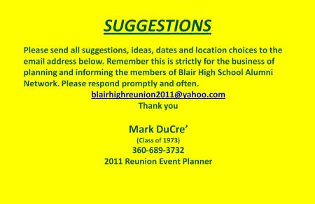 Mark Smith-DuCre''s album, 2011 ALL BLair Family Reunion (Order Reversed)
