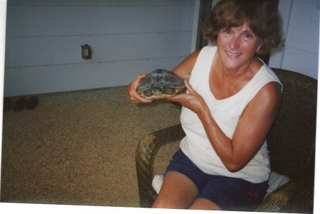 Me with Large Female Red Eared Slider