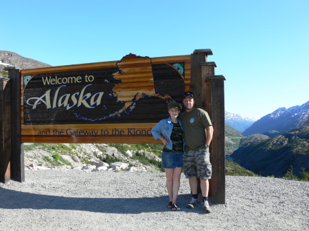 Entering Alaska