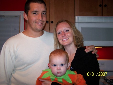Me, my wife Leanne, and Isabella