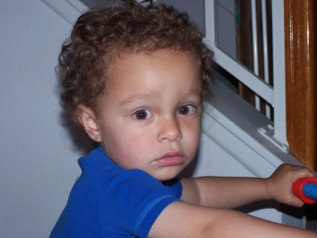 My son Liam almost 2
