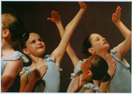 Maggie is second from left - Dance Recital 2006