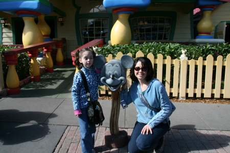 My oldest, Julia, and I in Jan. 08