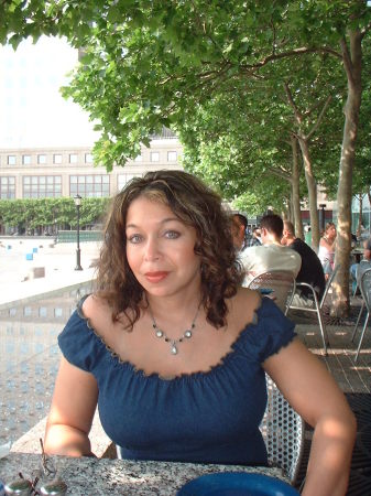 Sandy Ferguson in Battery Park, NYC summer 2006
