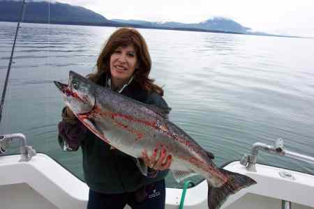 Salmon fishing in Alaska