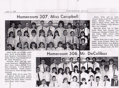 HR 307, Miss Campbell-HR 306, MrDeColibus