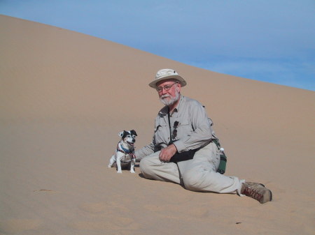 With Peg at the Imperial Dunes