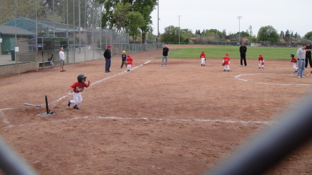 Mikey in T-Ball