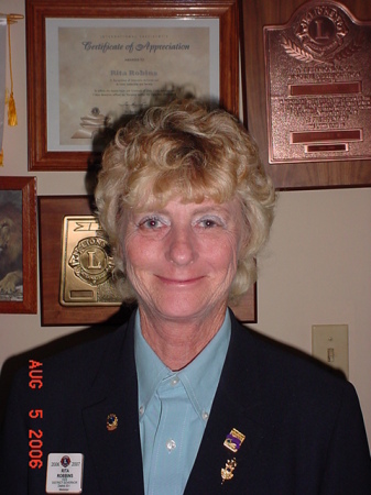 Vice District Governor Lion Rita Robbins