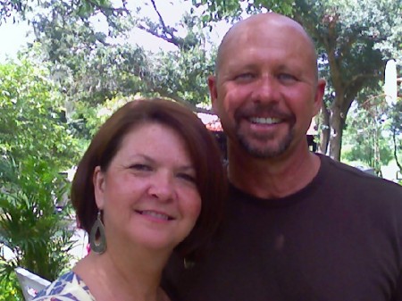 Me and My Husband at our Florida home.