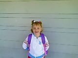 Sammy's first day of Kindergarden