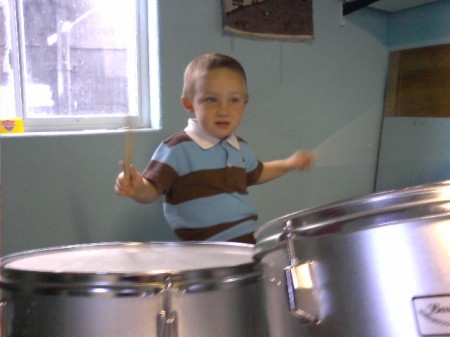 Jack drumming
