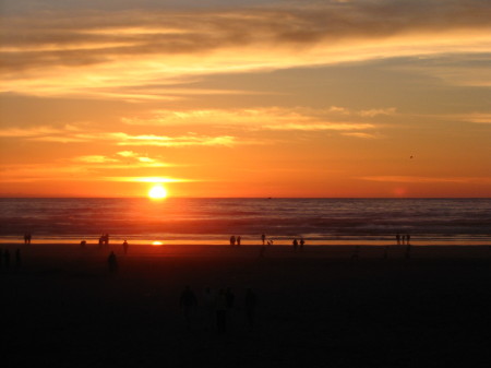 Sunset at Seaside, Oregon